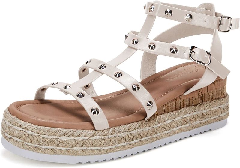 Photo 1 of 9.5 Womens Espadrilles Platform Sandals Slingback Summer Shoes
