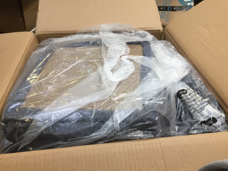 Photo 1 of Heybly Cat Tree Large Cat Tower for Indoor Cats ,Multi-Level Cat Furniture Condo for Cats with 3 Padded Plush Perch, Cozy Basket and Scratching Board HCT024G Smoky Gray