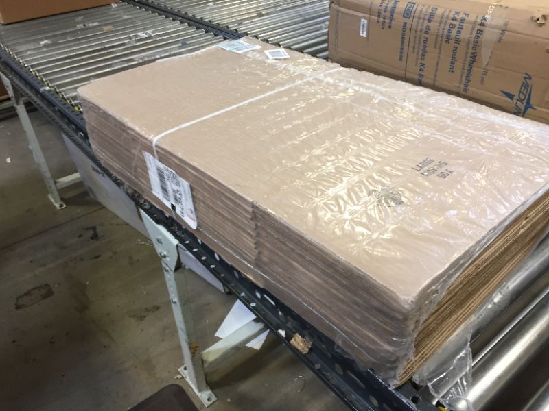 Photo 2 of Amazon Basics Cardboard Moving Boxes - 12-Pack, Large, 20" x 20" x 15" Large 12-Pack Moving Boxes