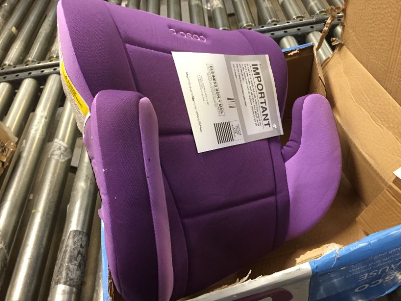Photo 1 of Cosco Topside Child Safe Belt Positioned Backless Booster Car Seat, Purple Grape