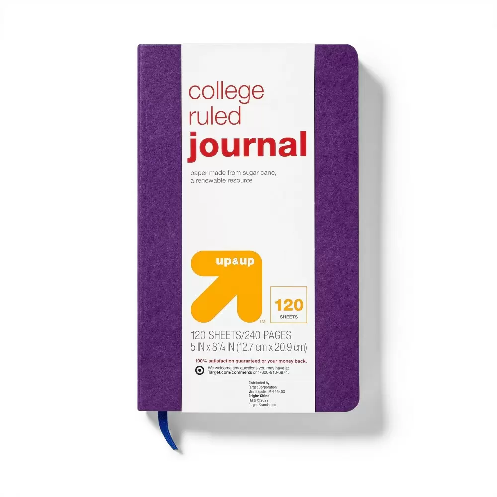 Photo 1 of 2 pack College Ruled Journal Purple - up & up
