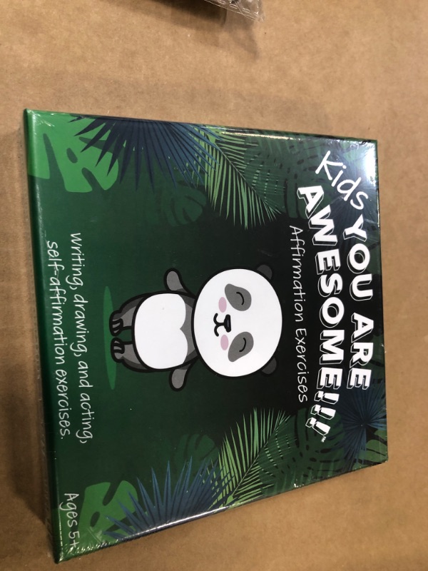 Photo 1 of You Are Awesome!!! Kids Affirmation Exercises 30 Cards Pre-school game to practice affirmations by Acting, Drawing and Writing. Self-Esteem, Calming affirmations, Confidence and self love boosting. Designed for kids to self guide themselves or interact as