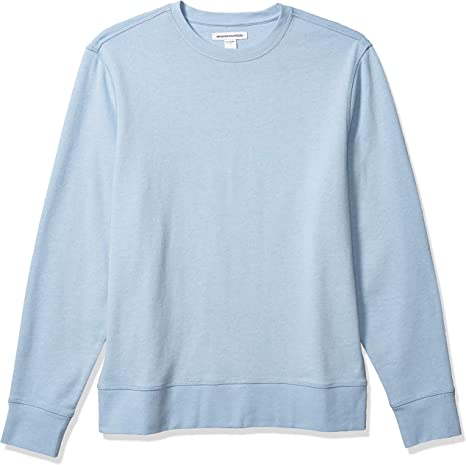 Photo 1 of Amazon Essentials Men's Long-Sleeve Lightweight French Terry Crewneck Sweatshirt XS
