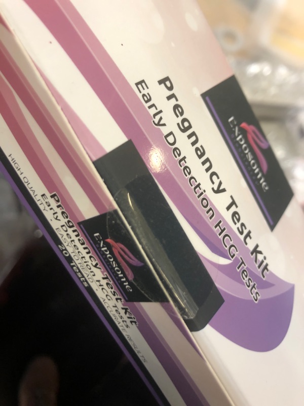 Photo 3 of Exposome BioSciences Pregnancy Test Strips. (20 Pack) Early Detection HCG Pregnancy Tests. Statistically Significant Test Results: Over 99% Accuracy
FACTORY SEALED