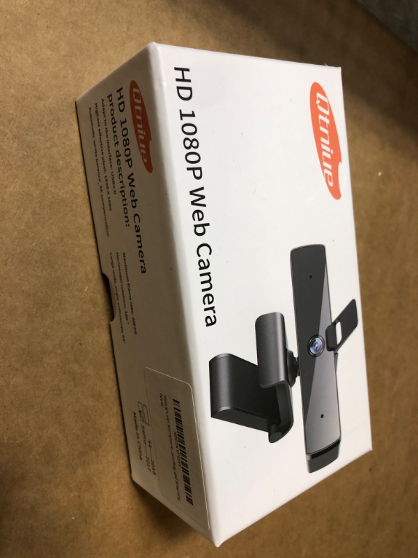 Photo 2 of Qtniue Webcam with Microphone and Privacy Cover, FHD Webcam 1080p, Desktop or Laptop and Smart TV USB Camera for Video Calling, Stereo Streaming and Online Classes 30FPS