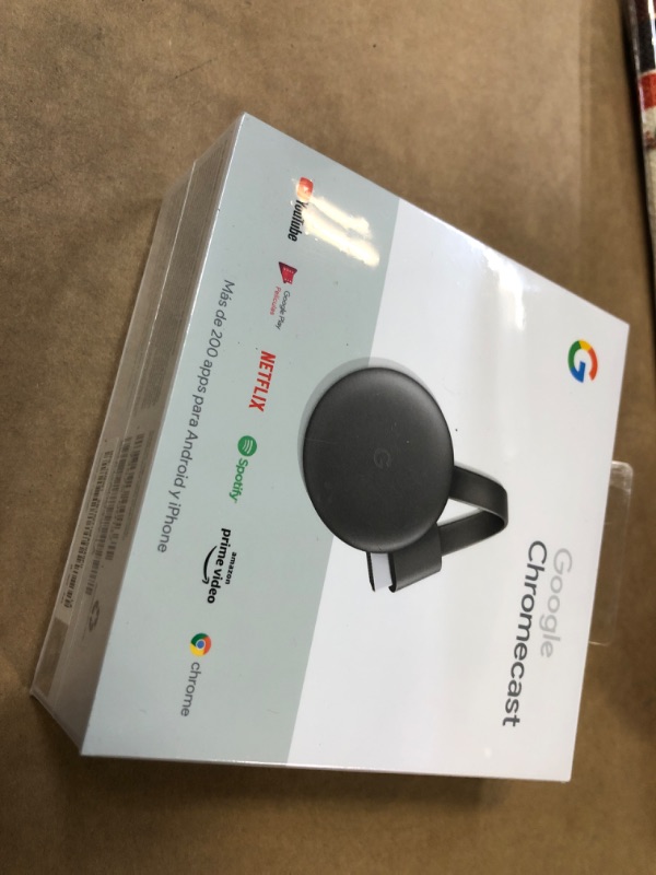 Photo 2 of Google Chromecast 3rd Generation Charcoal -sb1878
