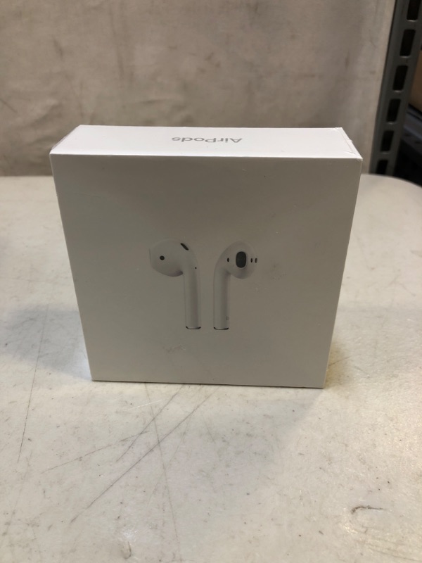 Photo 2 of Apple AirPods (2nd Generation) MV7N2AM/a with Charging Case - Stereo - Wireless - Bluetooth - Earbud - Binaural - in-ear
(FACTORY SEALED)