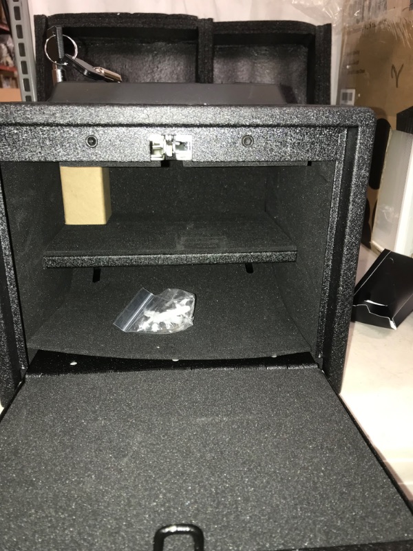 Photo 2 of RPNB Gun Security Safe, Quick-Access Firearm Safety Device with Biometric Fingerprint & Digital Key Pad comes with key 