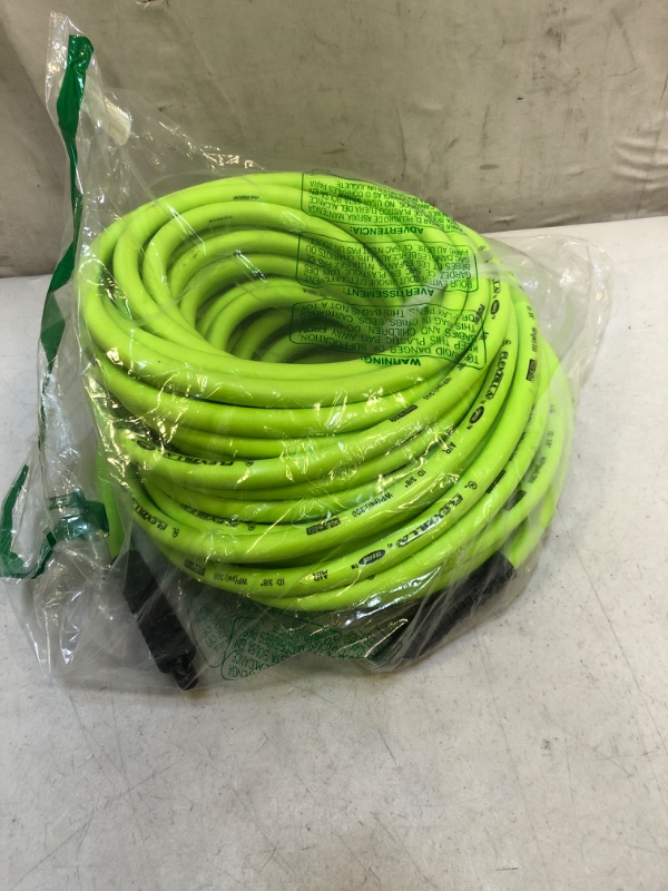 Photo 2 of Flexzilla Pro Air Hose, 3/8 in. x 100 ft., Heavy Duty, Lightweight, Hybrid, ZillaGreen - HFZP38100YW2 Flexzilla 3/8" (inches) x 100' (feet)