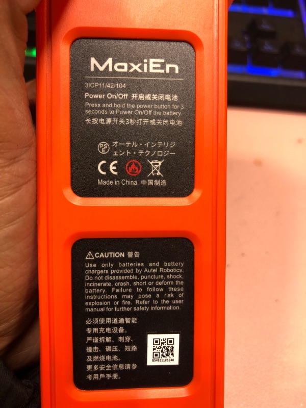 Photo 4 of Autel Robotics EVO II Drone Intelligent Battery, 2023 Newest EVO 2/ EVO 2 Pro/EVO 2 Pro Enterprise/RTK/Dual (640T) Drones (V2 & V3), 7100mAh 11.55V Original Smart Battery