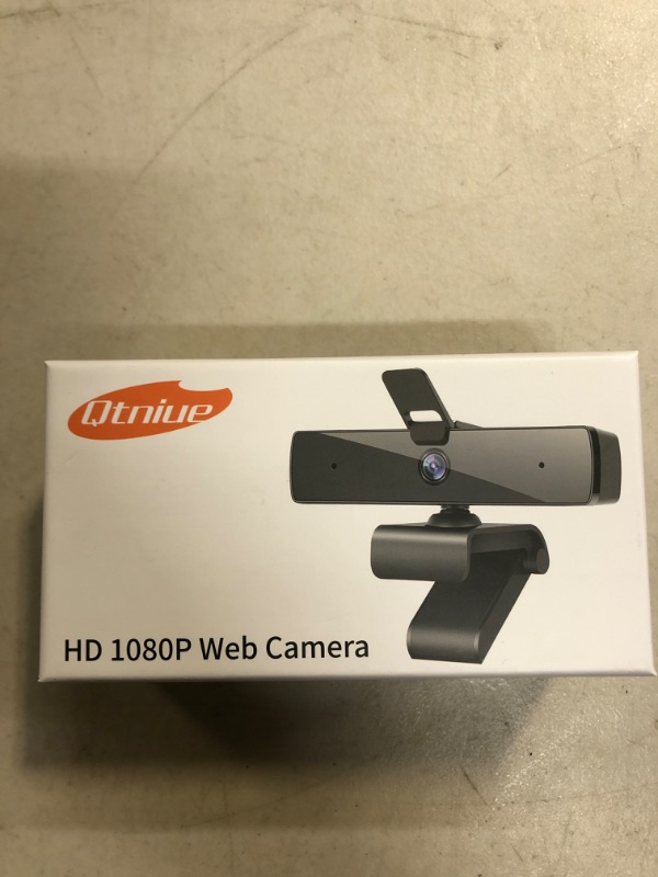 Photo 2 of Qtniue Webcam with Microphone and Privacy Cover, FHD Webcam 1080p, Desktop or Laptop and Smart TV USB Camera for Video Calling, Stereo Streaming and Online Classes 30FPS----------FACTORY SEALED
