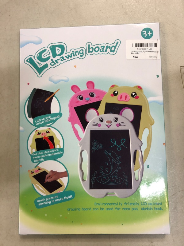 Photo 2 of LCD Writing Tablet, Toys for 3 4 5 6 7 Years Old Boys and Girls, LCD Drawing Tablet for Kids, Reusable Electronic Drawing Pads,for Girls and Boys as Educational Christmas Birthday Gifts------FACTORY SEALED
