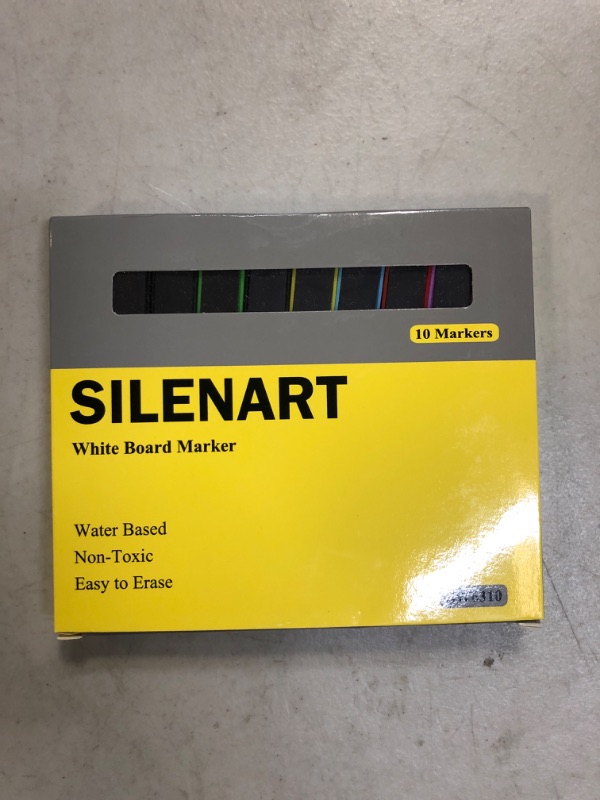 Photo 2 of Magnetic Dry Erase Markers Fine Tip, Small Whiteboard Markers for Kids, Fine Point, Low-Ordor, Dry Erase White Board Pens with Eraser, 10 Pack
