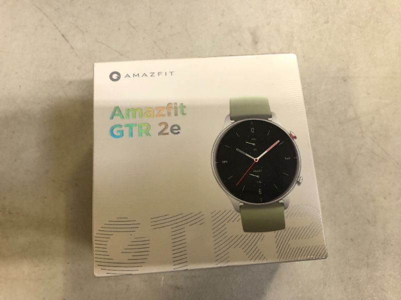 Photo 2 of (FACTORY SEALED)Amazfit GTR 2e Smart Watch, 24 Day Battery Life, Alexa Built-in, Fitness Tracker with GPS & 90 Sports Modes, Blood Oxygen Heart Rate Tracker, 5 ATM Water Resistant, for Men Women Android iPhone,Green
