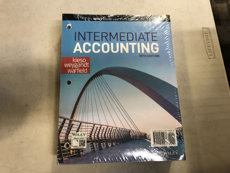 Photo 2 of (FACTORY SEALED)Intermediate Accounting 18th Edition