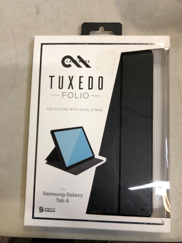 Photo 2 of Case-Mate - Samsung Galaxy Tab A 8.0"- Tuxedo- Black