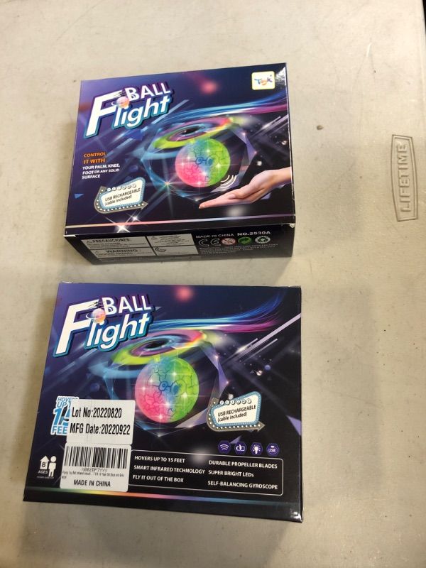 Photo 3 of Flying Ball RC Toys For Children Goo Play For Child Ball Helicopter Gifts For Child Built-In-Shinning LED Disco Light Induction Ball Children Play Indoor And Outdoor Gifts For Boy Girl  -- 2 COUNT , FACTORY SEALED  --
