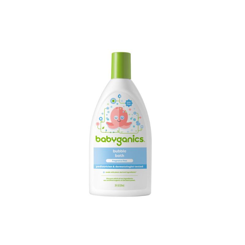 Photo 1 of Babyganics Bubble Bath, Fragrance Free, 20oz
