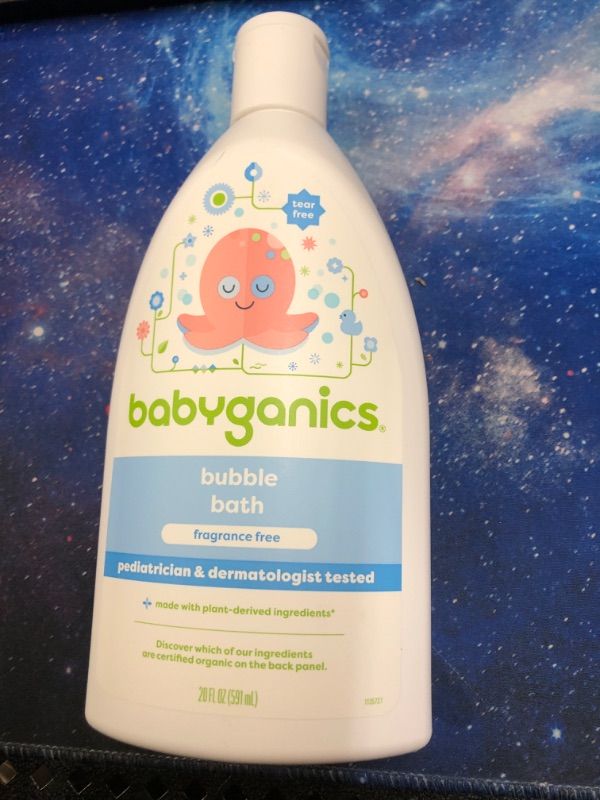 Photo 2 of Babyganics Bubble Bath, Fragrance Free, 20oz
