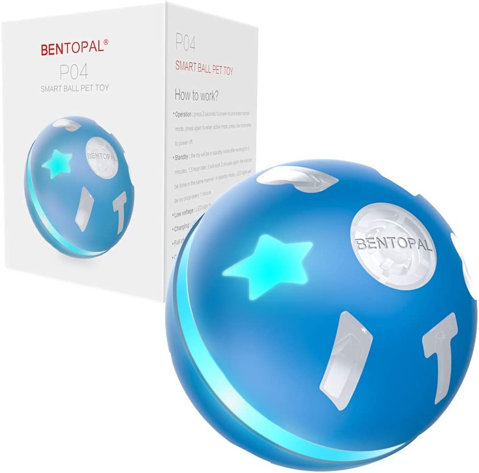 Photo 1 of BENTOPAL Interactive Dog Toy Wicked Ball for Indoor Cats/Dogs with Motion Activated/USB Rechargeable
