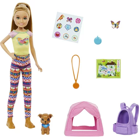 Photo 1 of Barbie It Takes Two Stacie Camping Doll with Pet Puppy & Accessories 3 to 7 YEARS OLD 