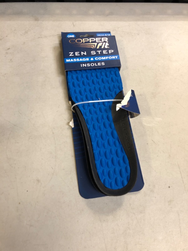 Photo 1 of Copper Fit Men's Zen Step Comfort Insole, Size 8-14
