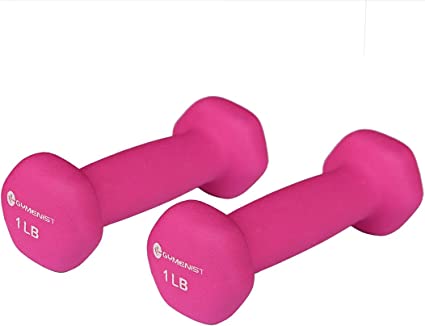 Photo 1 of  Pair of Dumbbells Set of 2 Soft Non Slip Grip Dumbbells Pair Covered with Neoprene