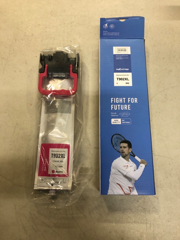 Photo 1 of MYCARTRIDGE Remanufactured Ink Pack Replacement for Epson 902 902XL Magenta Work with Workforce Pro WF-C5210 WF-C5290 WF-C5710 WF-C5790 1 Pack