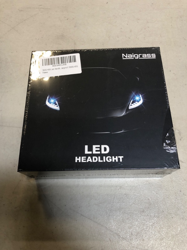 Photo 2 of 9005/HB3 Led Headlight Bulb, 65W 7000Lumens Led Headlights 6500K Cool White Super Bright Led Headlights High and Low Beam IP68 Waterproof (9005/HB3) FACTORY SEALED