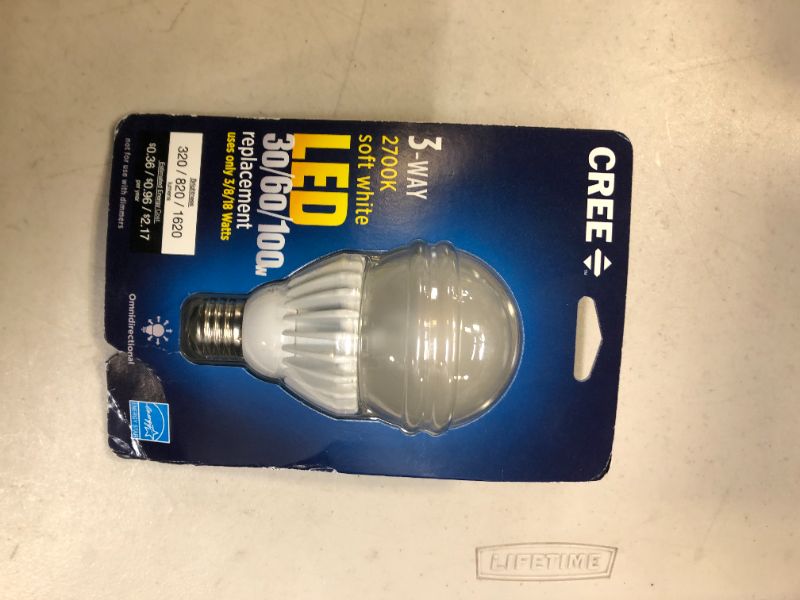 Photo 2 of 1 Pack Cree LED Soft White 2700K Dimmable LED Flood Light Bulb
