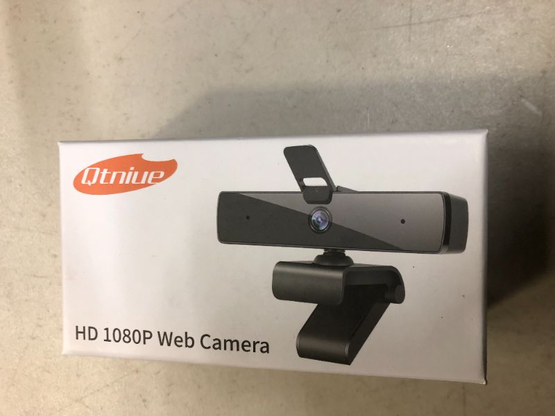 Photo 2 of Qtniue Webcam with Microphone and Privacy Cover, FHD Webcam 1080p, Desktop or Laptop and Smart TV USB Camera for Video Calling, Stereo Streaming and Online Classes 30FPS