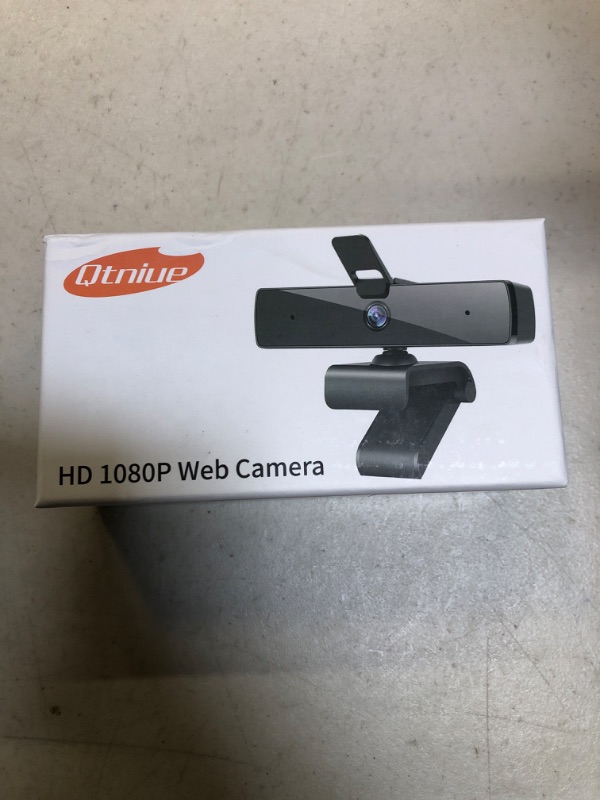 Photo 2 of Qtniue Webcam with Microphone and Privacy Cover, FHD Webcam 1080p, Desktop or Laptop and Smart TV USB Camera for Video Calling, Stereo Streaming and Online Classes
NEW - SEALED