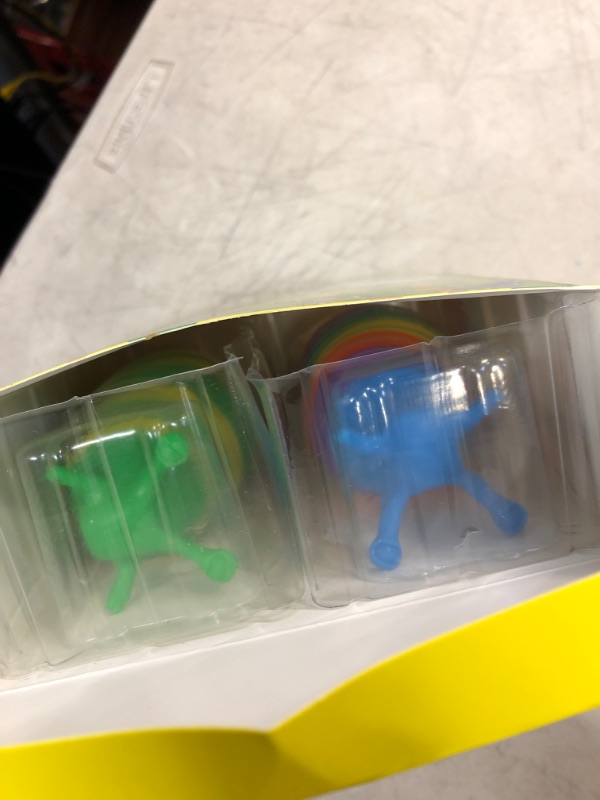 Photo 3 of Sunny weiwei Fidget Slug Articulated 3D Printed Cute Toy Kids White Red Pink Yellow Green Black Rainbow Multi Colored Anxiety 2 Pack