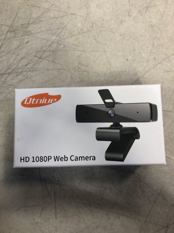 Photo 2 of Qtniue Webcam with Microphone and Privacy Cover, FHD Webcam 1080p, Desktop or Laptop and Smart TV USB Camera for Video Calling, Stereo Streaming and Online Classes 30FPS