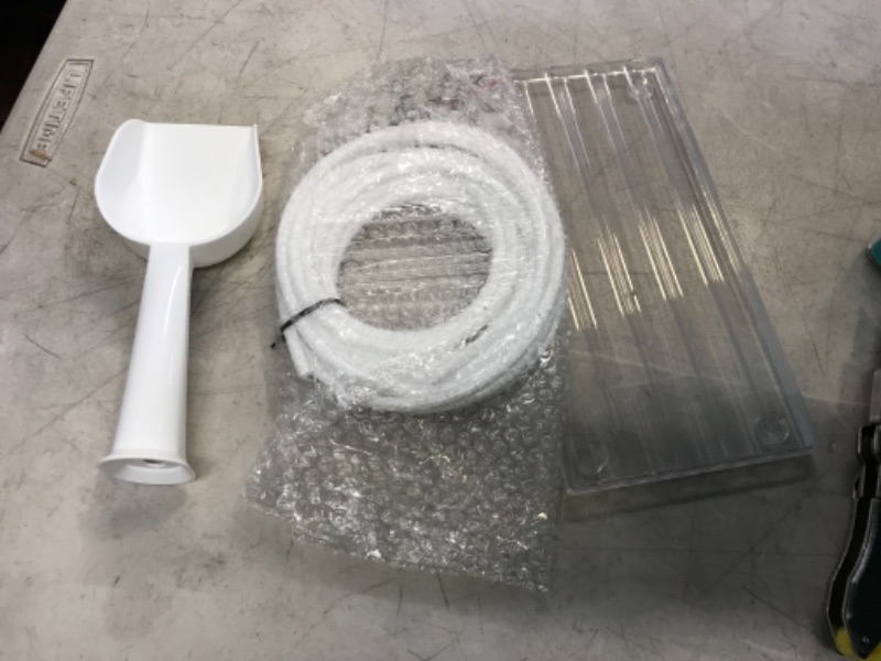 Photo 1 of HiCOZY Countertop Nugget Ice Maker, Compact Sonic Ice Maker, Produce Ice in 5 Mins, 55LB Per Day, Self-Cleaning and Automatic Water Refill, Suitable for Christmas, Home, Office, Party, Bar (Black) Standard Black 1