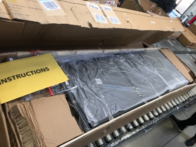 Photo 1 of Sunjoy Grill Gazebo 5 ft. x 8 ft. Brown Steel Frame Double Tiered Hardtop Gazebo with Ceiling Hook and Shelves