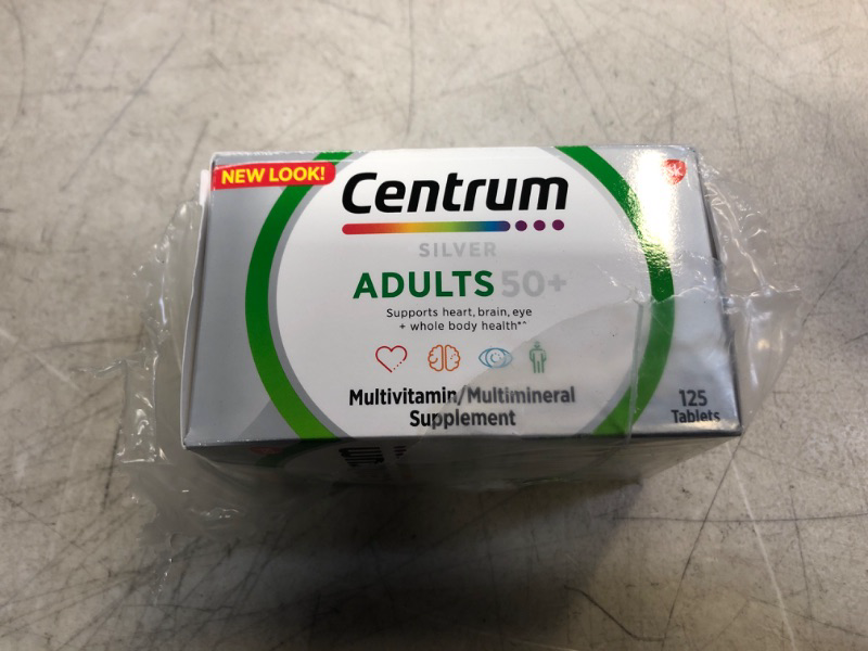 Photo 2 of Centrum Silver Multivitamin for Adults 50 Plus,125 count New 125 Count - EXP 01/2024