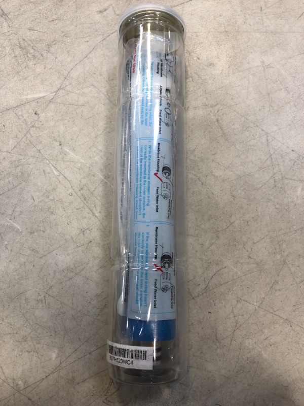 Photo 2 of 50GPD Reverse Osmosis Membrane Replacement Filter by AQUANOVA EXCEL | Protective Premium PET Packing | Fits Most 2” OD Membrane Housing | Manufactured from LG Sheets | 11.75” X 1.8” | 50GPD