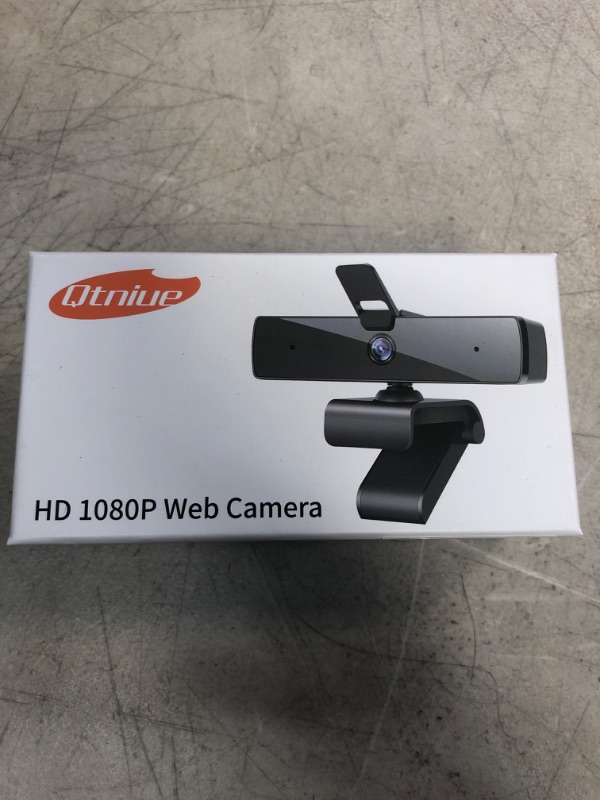 Photo 2 of Qtniue Webcam with Microphone and Privacy Cover, FHD Webcam 1080p, Desktop or Laptop and Smart TV USB Camera for Video Calling, Stereo Streaming and Online Classes 30FPS---factory sealed