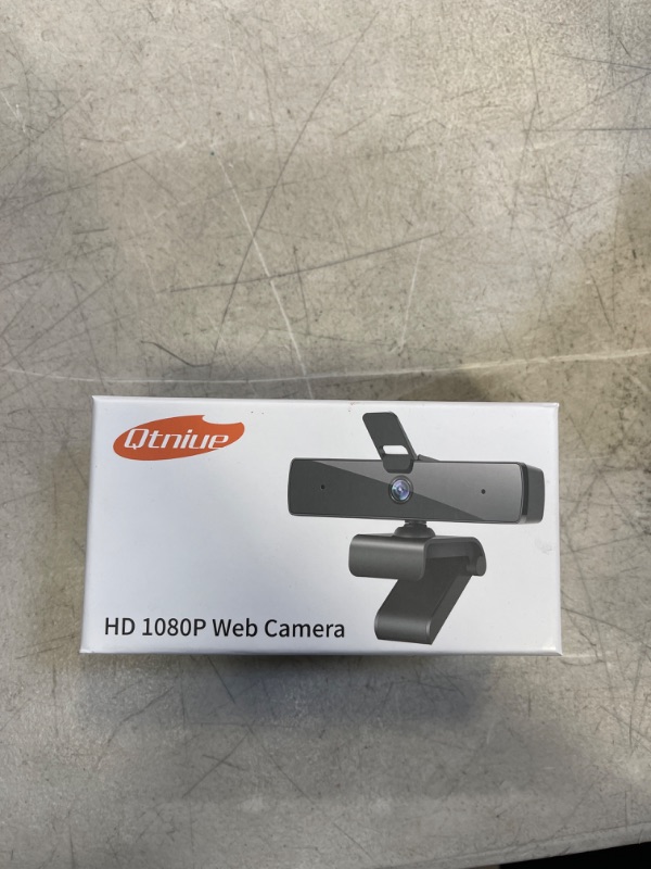 Photo 1 of Qtniue Webcam with Microphone and Privacy Cover, FHD Webcam 1080p, Desktop or Laptop and Smart TV USB Camera for Video Calling, Stereo Streaming and Online Classes 30FPS