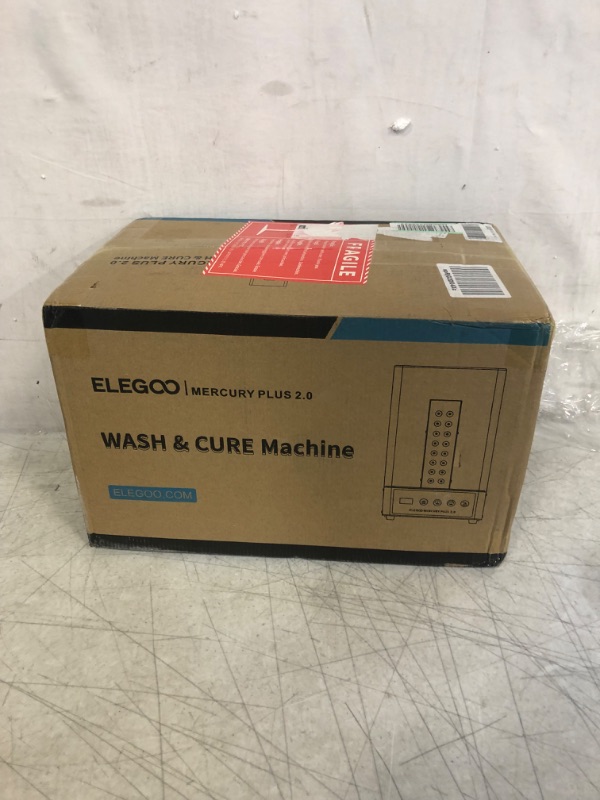 Photo 3 of ELEGOO Mercury Plus 2 in 1 3D Printing Washing and Curing Machine V2 for Mars Photon S Photon Mono LCD SLA DLP 3D Printer Models
