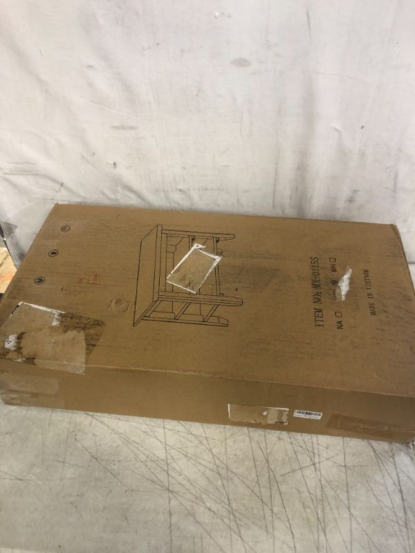 Photo 1 of OGCAU Shoe Rack Bench,3 Tier Wooden Storage Bench, Shoe Organizer or Entryway Bench, Good Load Bearing, Ideal for Entryway Hallway Living Room and Corridor Dark Brown 23.6"
