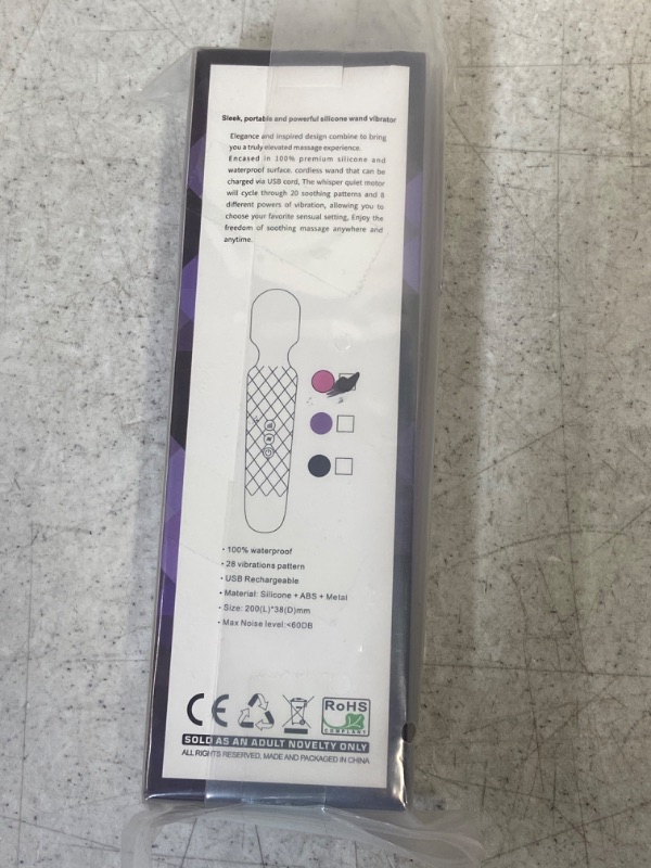 Photo 2 of Catcan Rechargeable Personal Massager, Mini Massager, 8 Speeds 20 Vibration Modes, Handheld Cordless Waterproof, Therapy Back Neck Muscle Aches Sports Recovery (Rose) - FACTORY SEALED