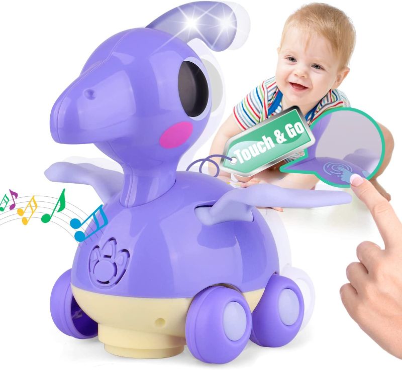 Photo 1 of Baby Toys 18 to 24 Months, Toys for 2 Year Old Boys Girls with Light and Music, Touch & Go Crawling Toys for babies18-24months, Baby Toys 18 Months, Gifts Toys for Age 2 Toddler