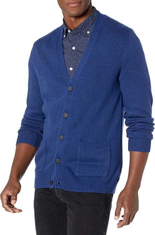 Photo 1 of Goodthreads Men's Supersoft Marled Cardigan Sweater Size medium