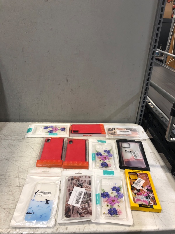 Photo 1 of Assortment of phone cases