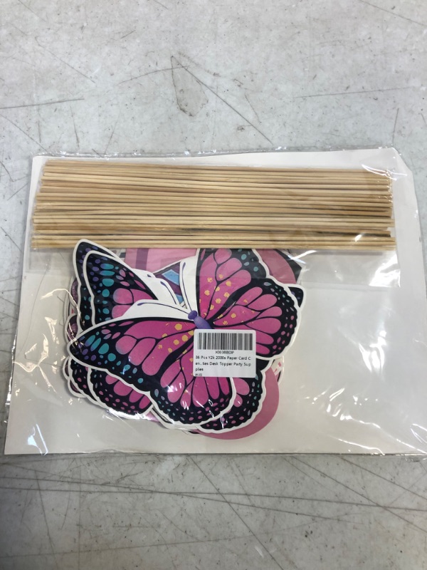 Photo 1 of 36 Pieces Y2k 2000s Paper Card Center Kit Desk Decor Paper Y2k Cake Toppers Pink Themed Decor Bottle Decorating Bachelorette Birthday Party Desk Decor Party Supplies
