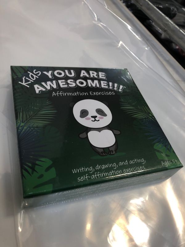 Photo 2 of You Are Awesome!!! Kids Affirmation Exercises 30 Cards Pre-school game to practice affirmations by Acting, Drawing and Writing. Self-Esteem, Calming affirmations, Confidence and self love boosting. Designed for kids to self guide themselves or interact as