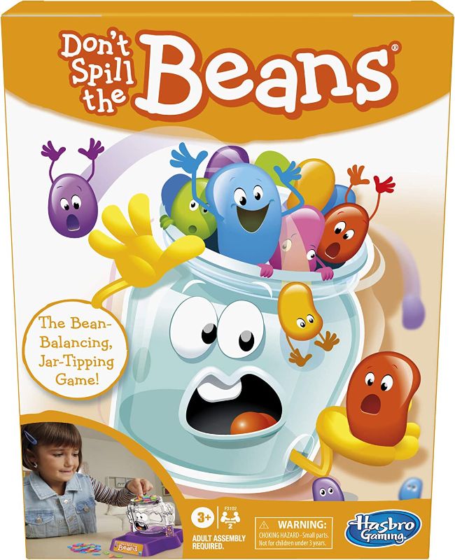 Photo 1 of Don't Spill The Beans , Easy and Fun Balancing Game for Kids Ages 3 and Up, Preschool Games for 2 Players, Board Games
