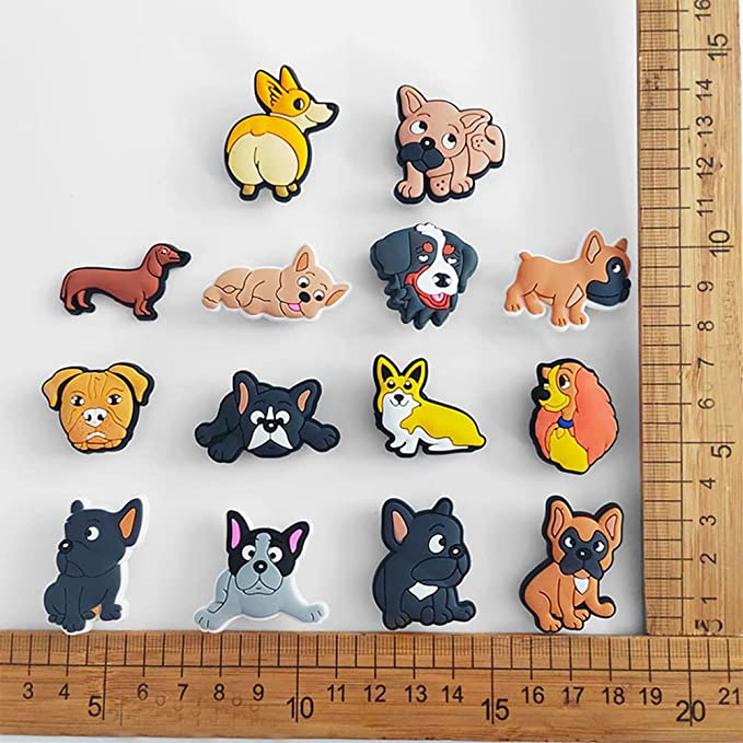 Photo 1 of 16 pcs Cute Pet Shoe Charms 
